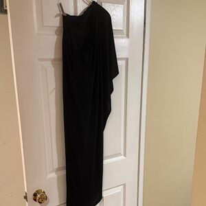 ASOS Elegant Black One-Shoulder Gown